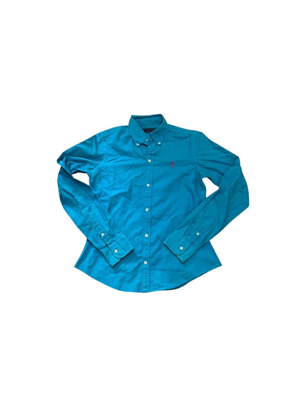 Ralph Lauren Men’s Bright Teal Button-Down Shirt